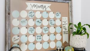 DIY Dry-Erase Calendar